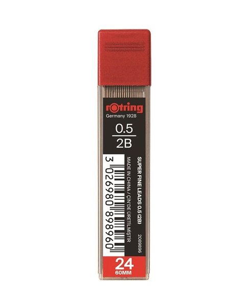 Rotring Super Fine Leads/ Refill 0.5mm-2B