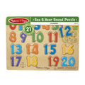 Melissa & Doug Numbers Sound Puzzle - 21 Pieces