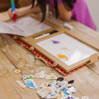 Natural Play: Play, Draw, Create Reusable Drawing & Magnet Kit - Dinosaurs