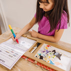 Natural Play: Play, Draw, Create Reusable Drawing & Magnet Kit - Dinosaurs