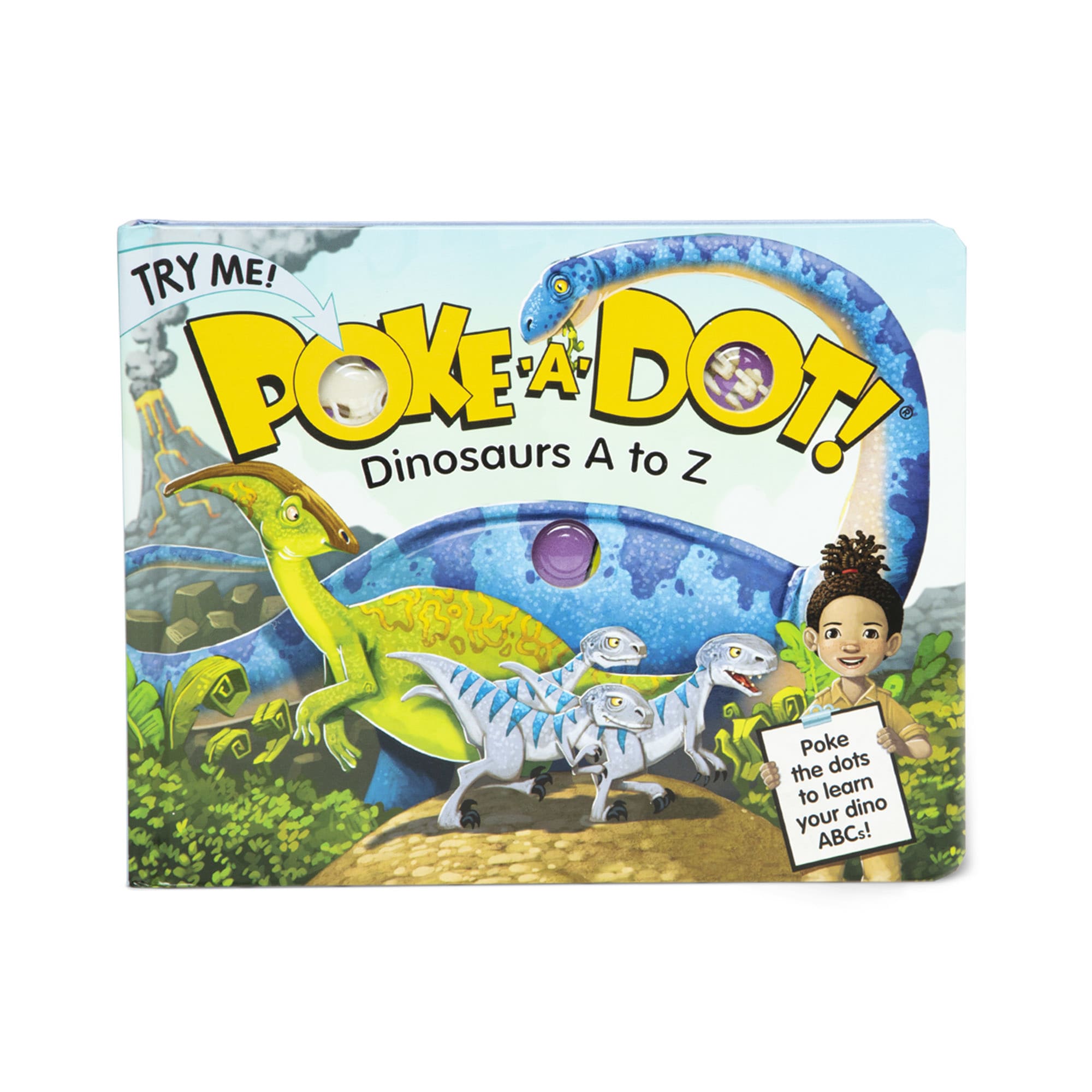 Poke-a-Dot - Dinosaurs A to Z Board Book