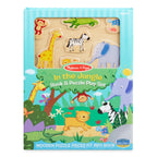 Melissa & Doug Book & Puzzle Play Set: In the Jungle