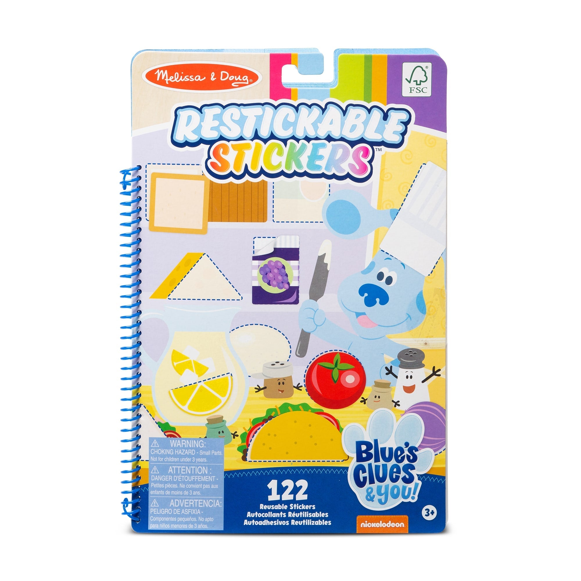 Blues Clues & You! Restickable Stickers - Shapes & Colors