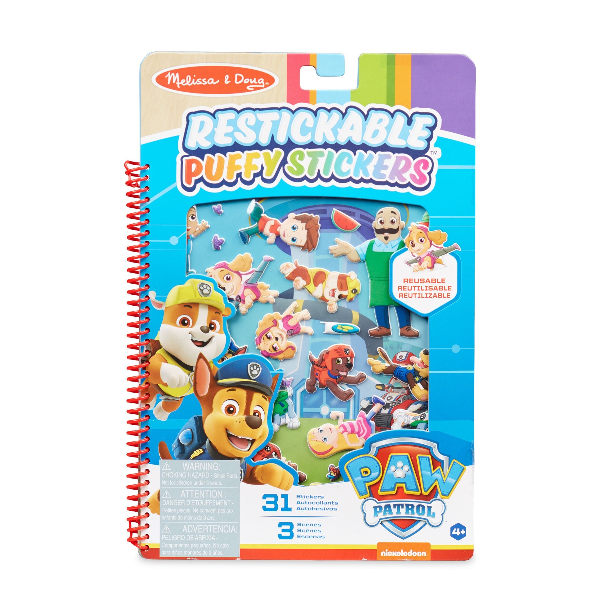 Melissa & Doug PAW Patrol Puffy Sticker - Adventure Bay