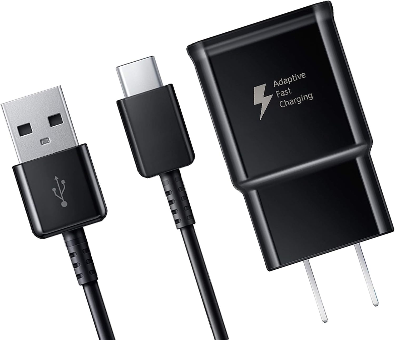 Fast Adaptive Wall Charger, Adapter, 25W for iPhone 15, Android, Tablet etc. USB to Type C with 3' Cable