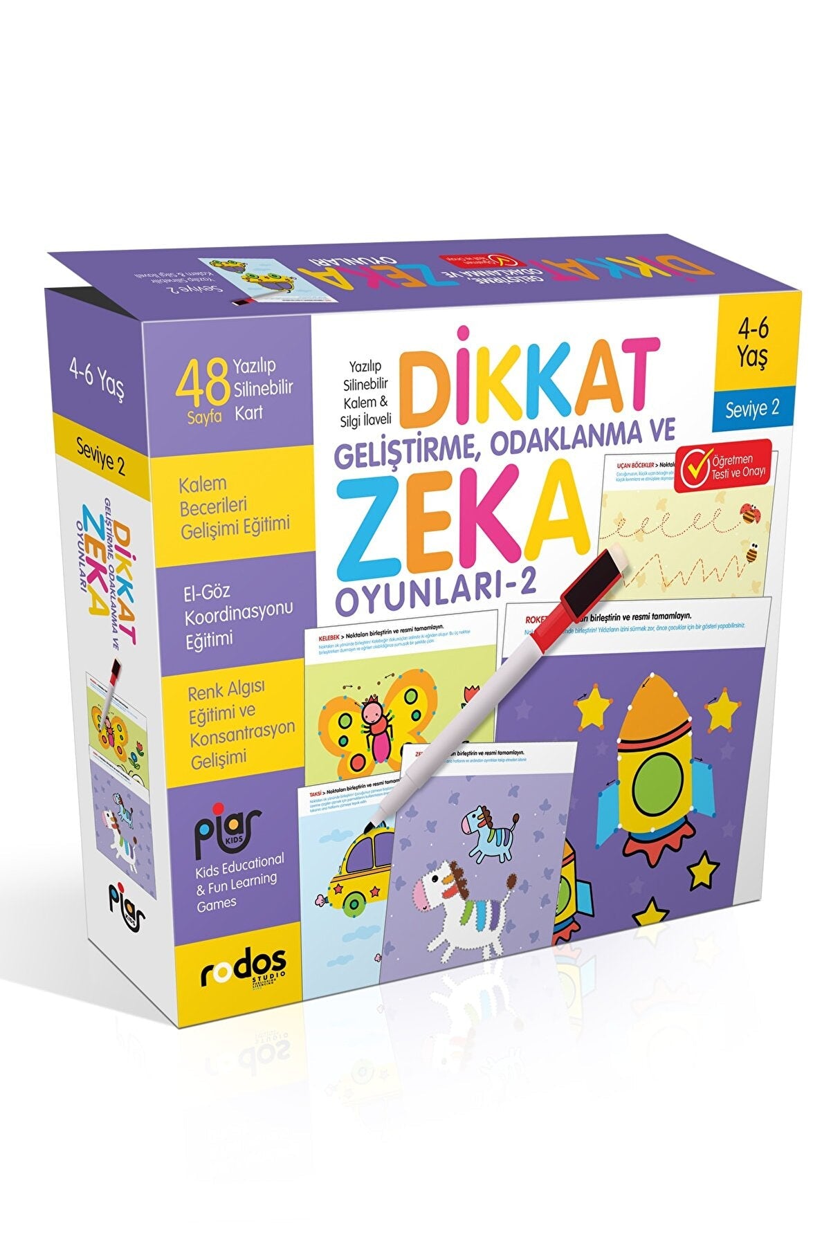 Piar Kids/ Dikkat Geliştirme, Odaklanma Ve Zeka Oyunlari- 2