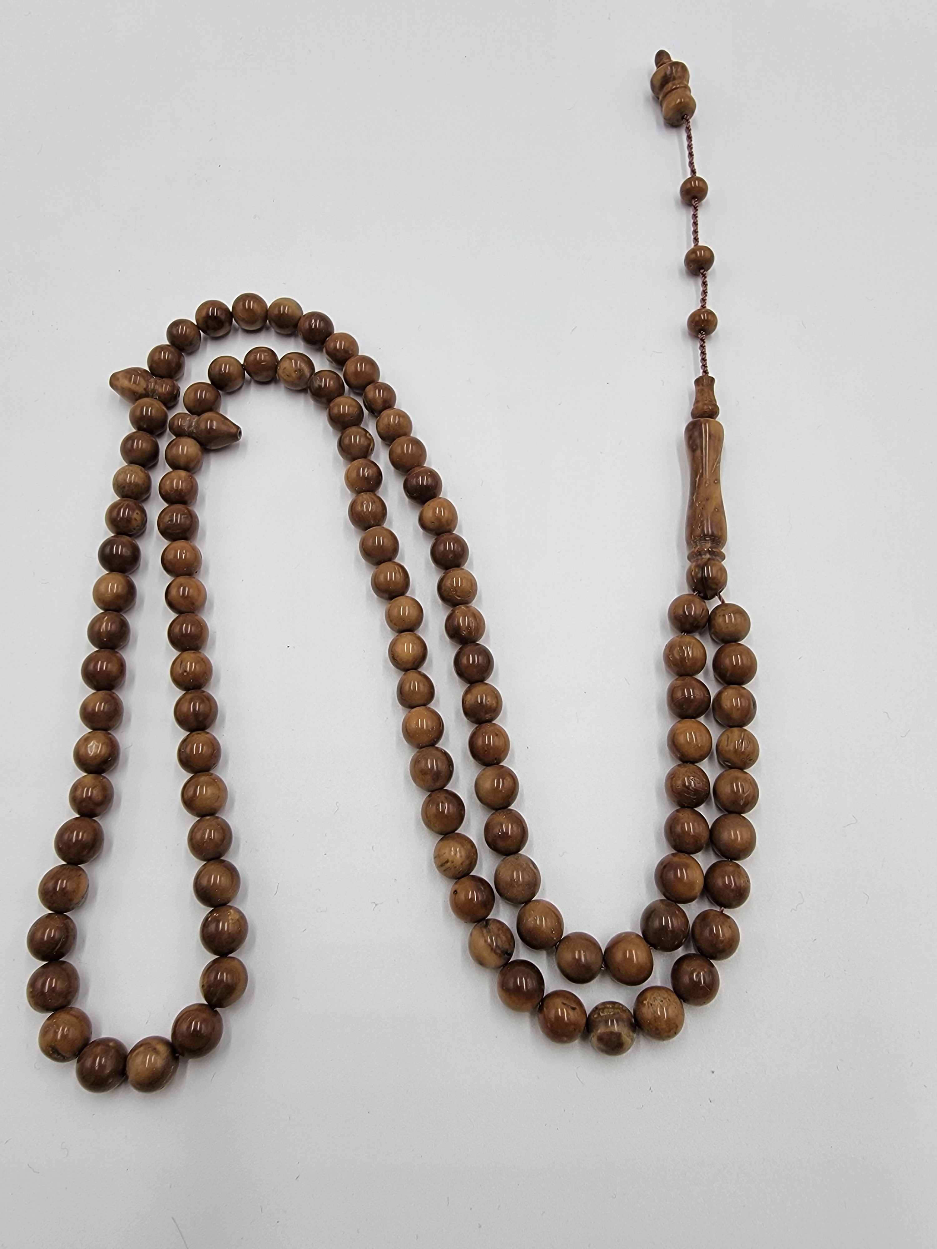 Tesbih 99luk Kuka (Kokka) - Yuvarlak Kesim - 7 mm - Prayer Beads