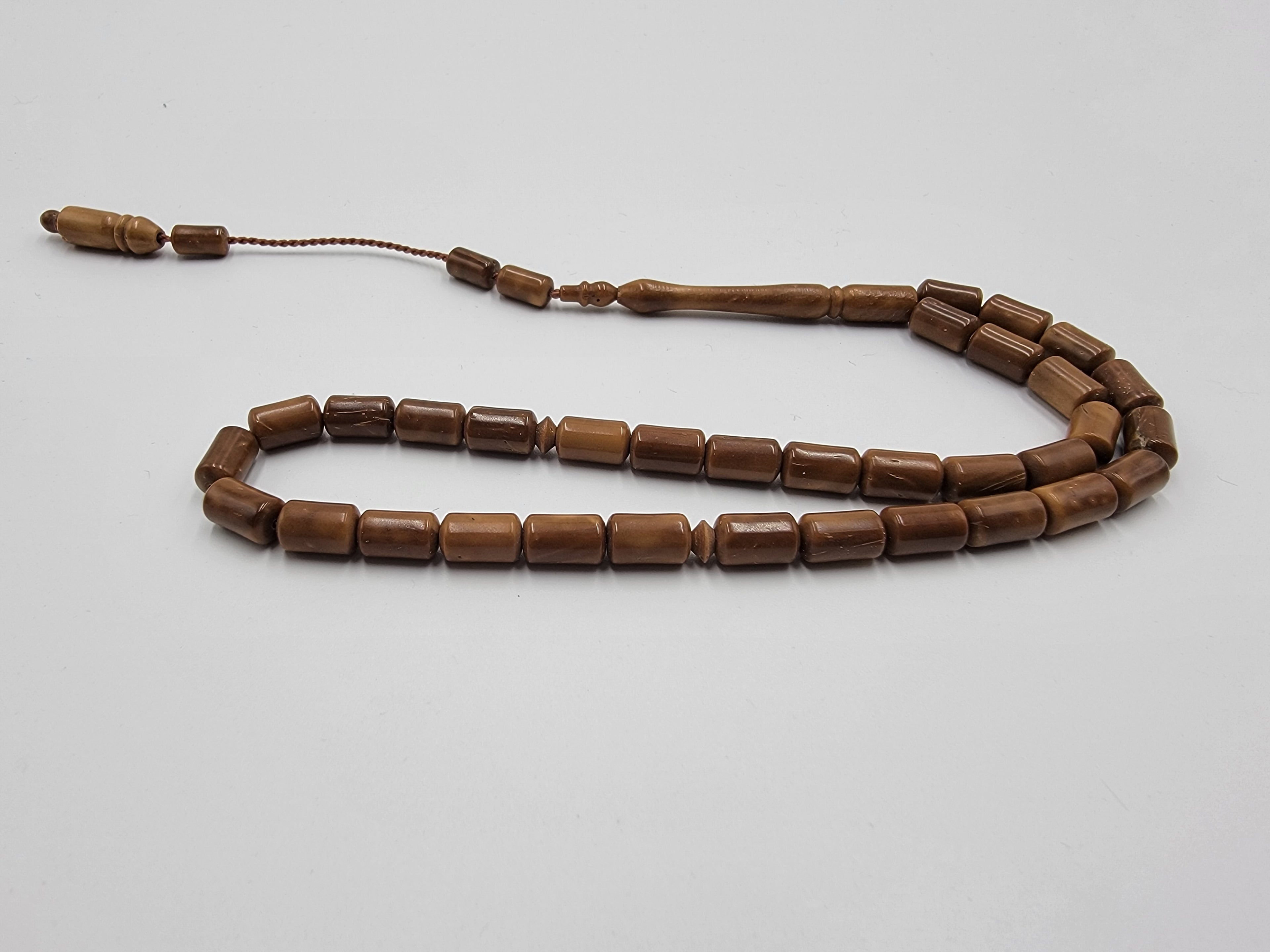 Tesbih 33luk Kuka (Kokka) - Silindir Kesim - 6x10 mm - Prayer Beads