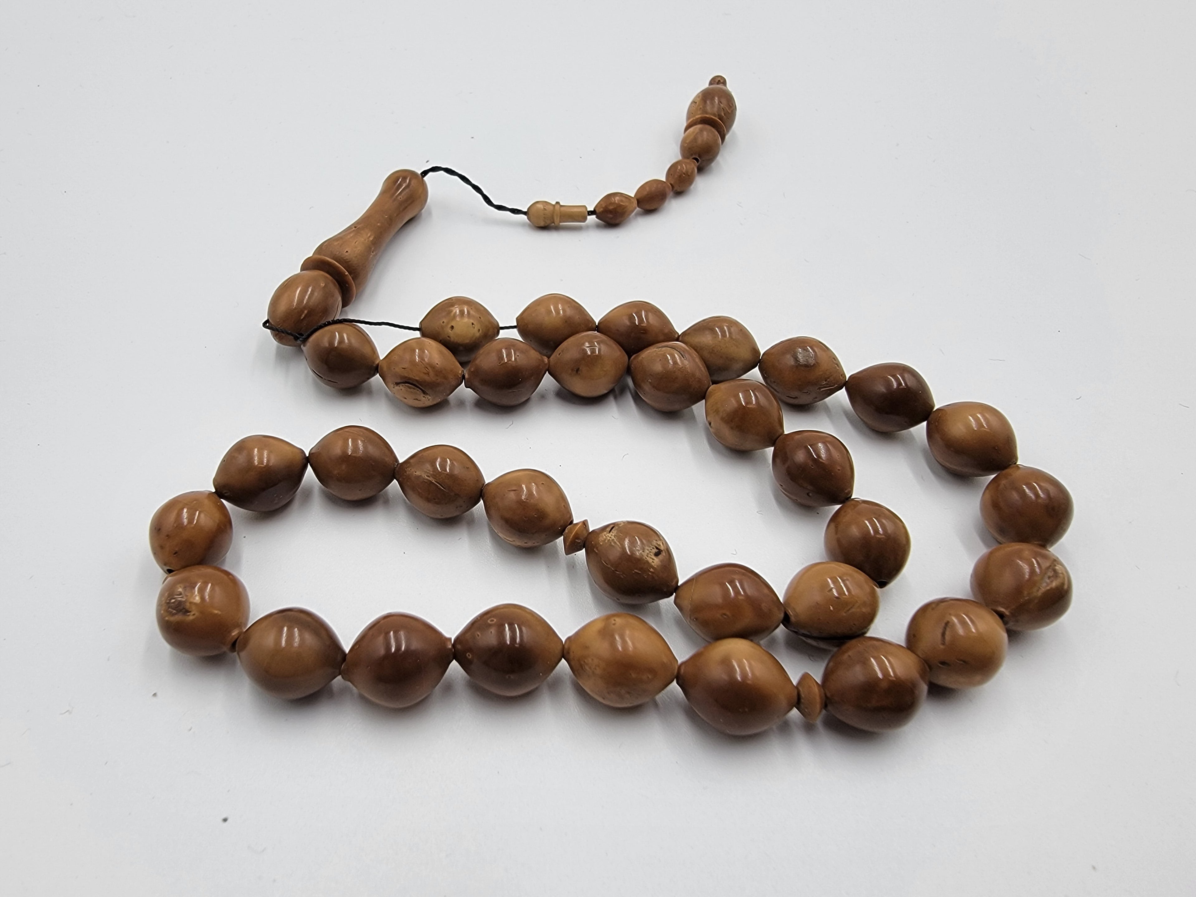 Tesbih 33'lu Kuka (Kokka) - Istanbul Kesim - 10X12 mm - Prayer Beads