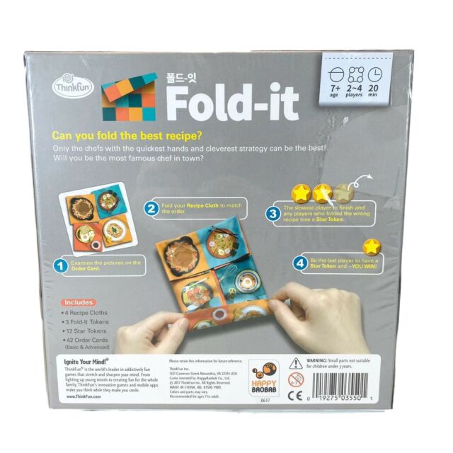 Fold-It Brainteaser Challenge Game
