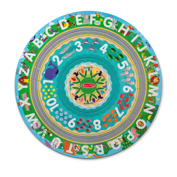Round the Shore Tracks Floor Puzzle - 48 Pieces