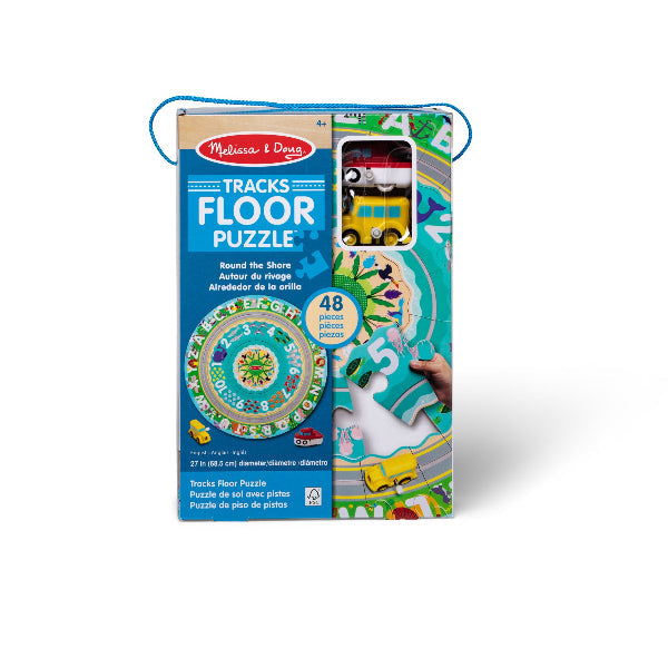 Round the Shore Tracks Floor Puzzle - 48 Pieces