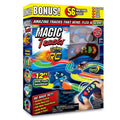 Magic Deluxe Tracks RC with Remote Control and 12 ft of Flexible, Bendable Super Bright Racetrack, As Seen on TV