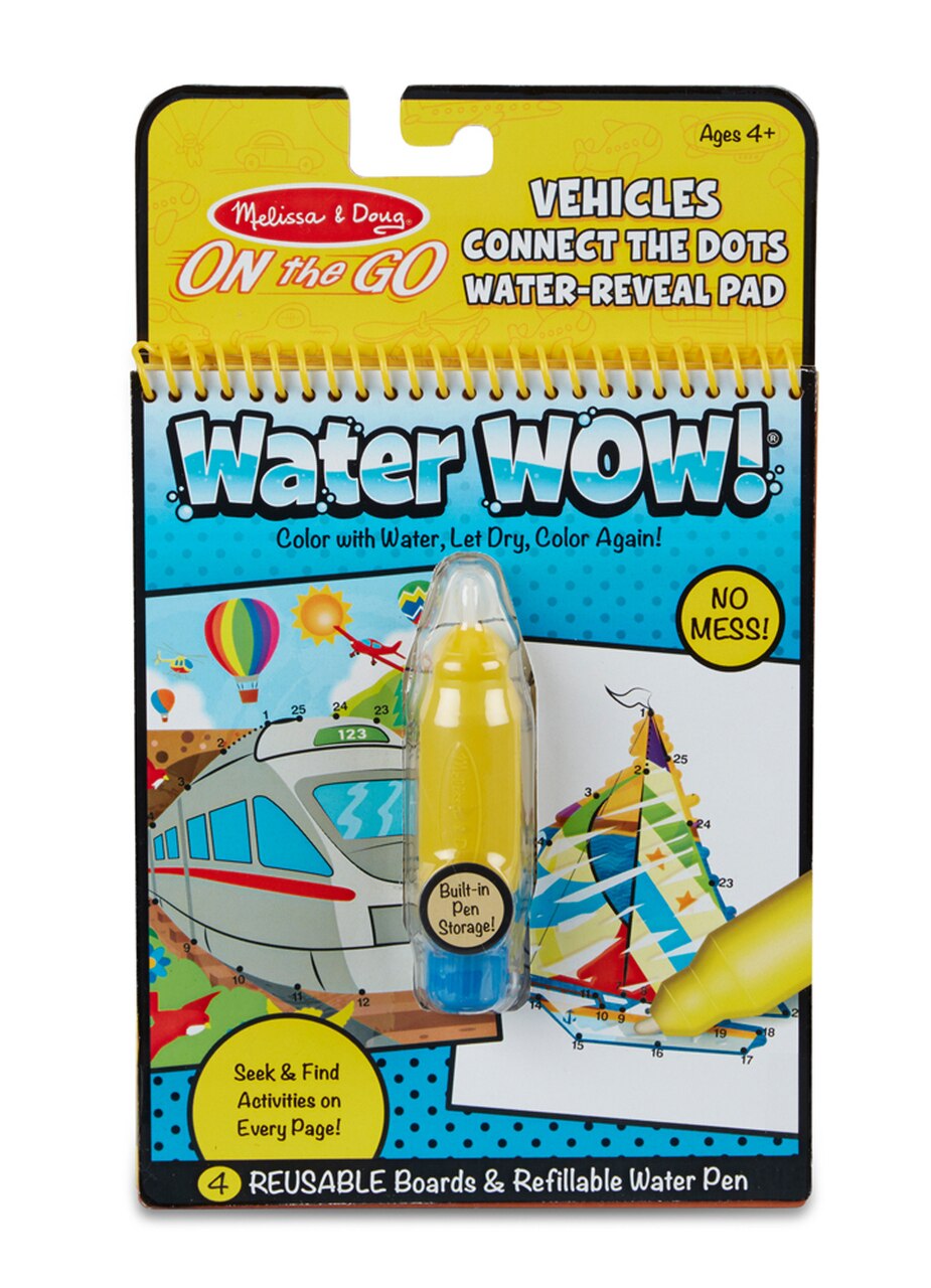 Water Wow Connect the Dots Vehicles by Melissa & Doug