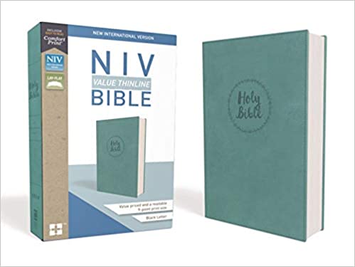 NIV, Value Thinline Bible, Imitation Leather, Blue (Special)