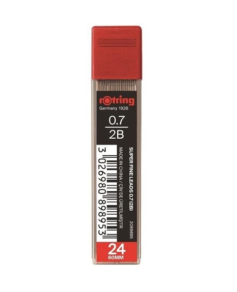 Rotring Super Fine Leads/ Refill 0.7mm-2B