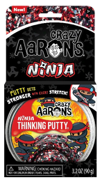 Crazy Aaron's Thinking Putty- Ninja (4"tin)