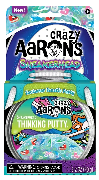 Crazy Aaron's Thinking Putty- Sneakerhead (4" tin)