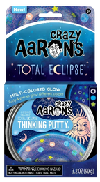 Crazy Aaron's Thinking Putty- Total Eclipse (4" tin)