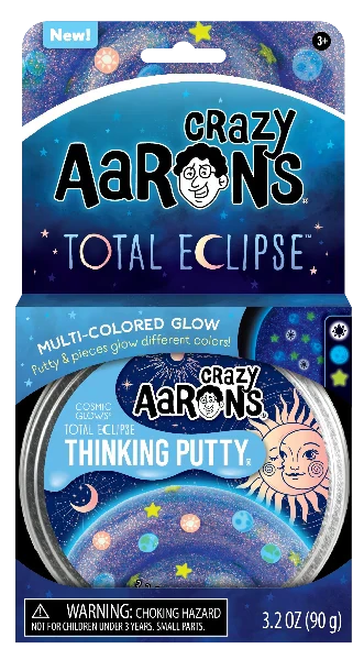 Crazy Aaron's Thinking Putty- Total Eclipse (4" tin)
