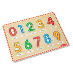 See-Inside Numbers Peg Puzzle - 10 pieces