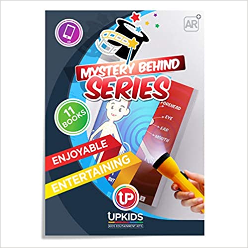 MYSTERY BOOK SERIES - 11 BOOKS IN ONE BOX FOR EARLY LEARNING KIDS learn the mystery behind Our Body, Letters, Numbers, Shapes, Colors, Farm, Sea and Safari Animals, Dinosaurs, Fruits and Vegetables