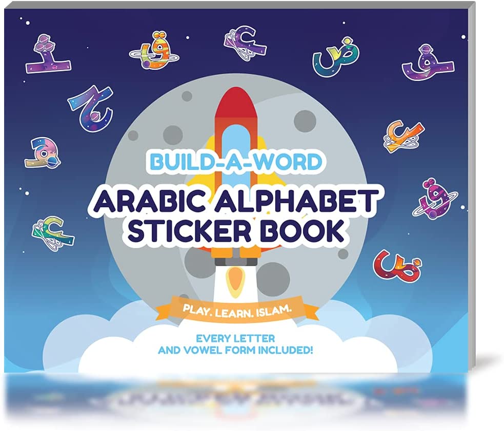 Build-A-Word Arabic Alphabet Reusable Sticker Book