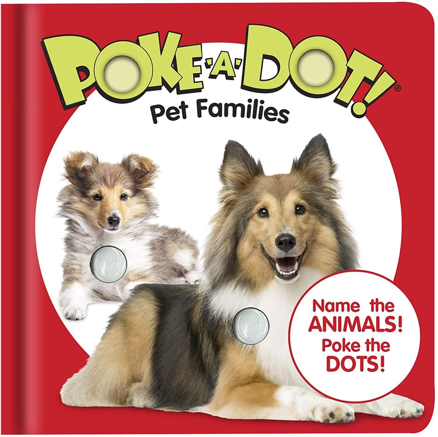 Melissa & Doug Children’s Book – Poke-a-Dot: Pet Families