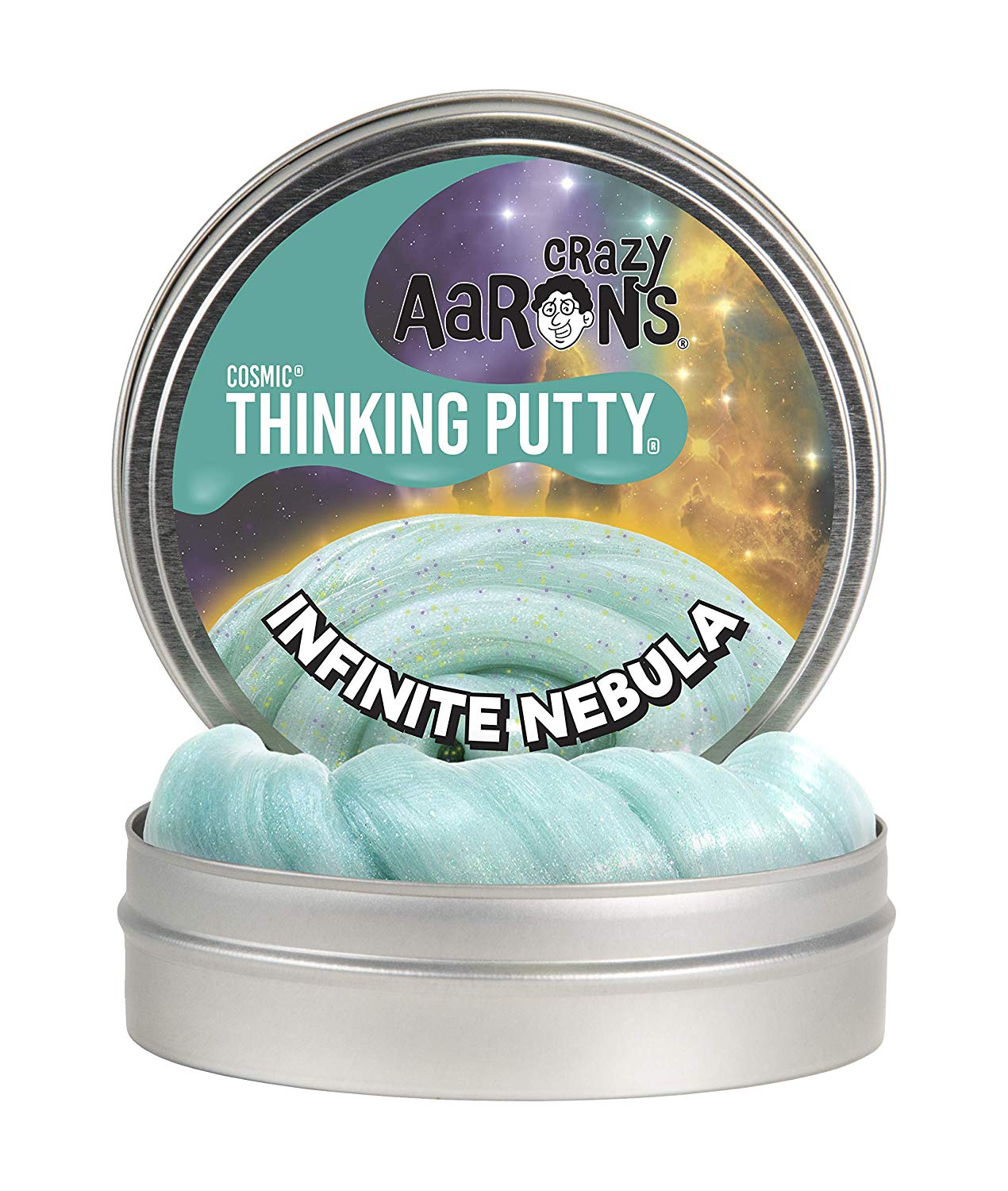 Crazy Aaron's Thinking Putty, 3.2 Ounce, Cosmic Infinite Nebula