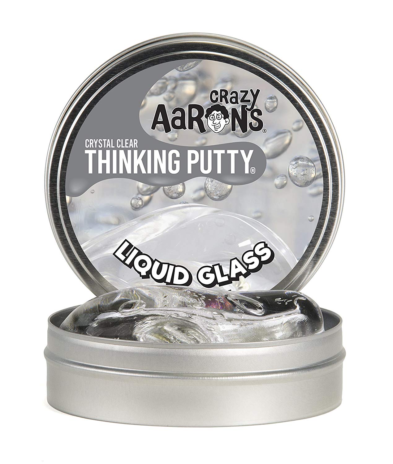 Crazy Aaron's Thinking Putty, 3.2 Ounce, Liquid Glass