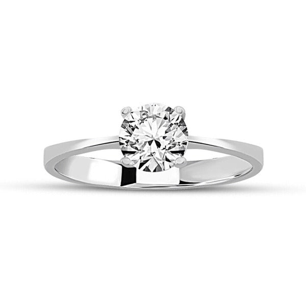Tek Tas Yuzuk - Solitaire Ring