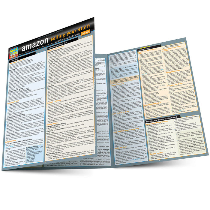 QuickStudy | Amazon: Selling Your Stuff - Marketing & Relevancy Laminated Reference Guide
