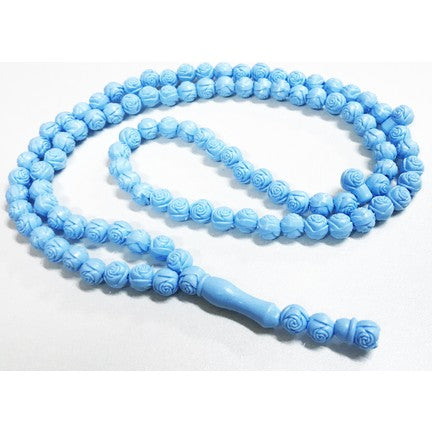 Gül Kokulu Tesbih Acik  Mavi - Prayer Beads - Tasbeeh