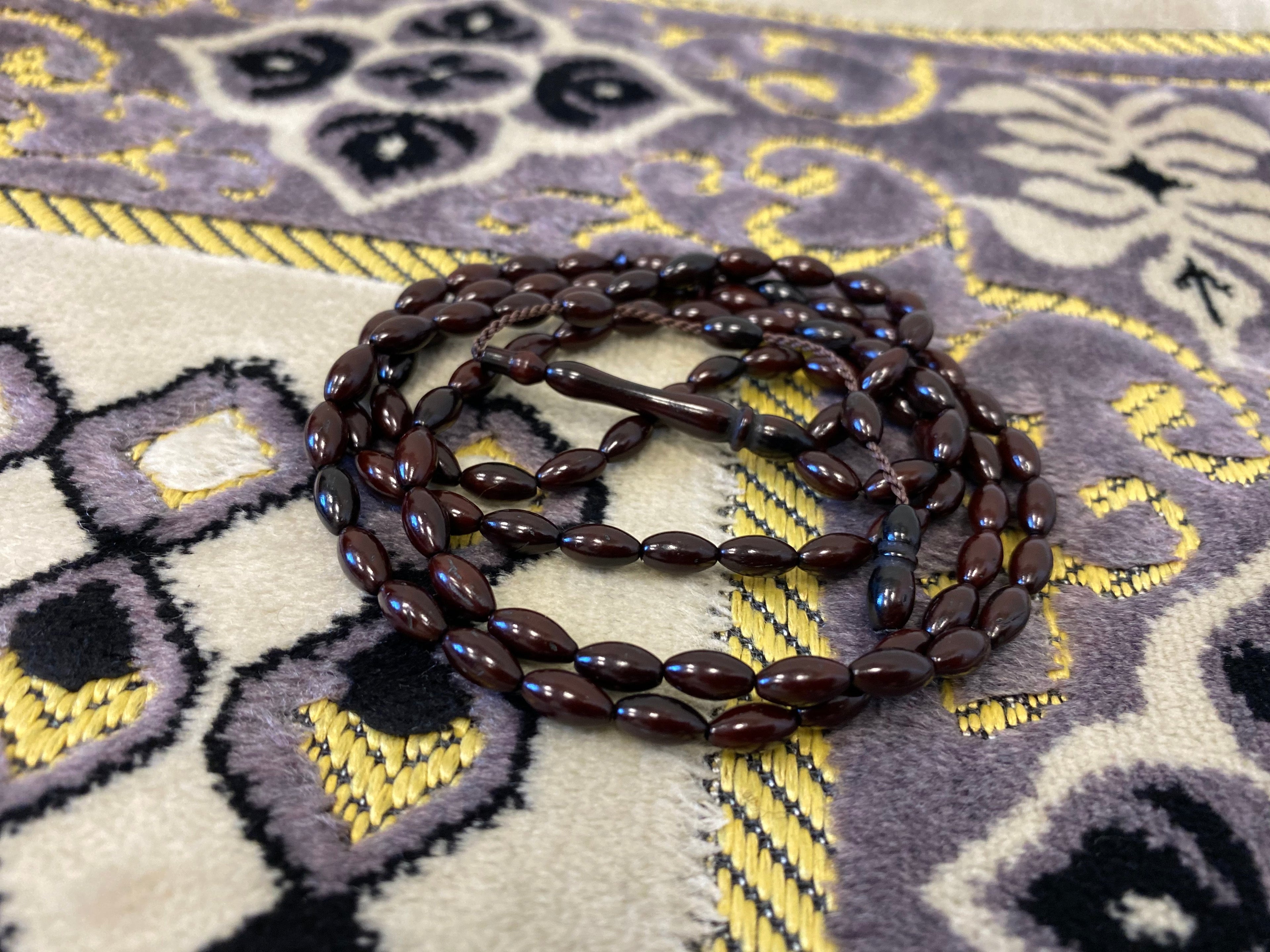 Tesbih 99luk Kuka (Kokka) - Arpa Kesim - 4x6 mm - Prayer Beads