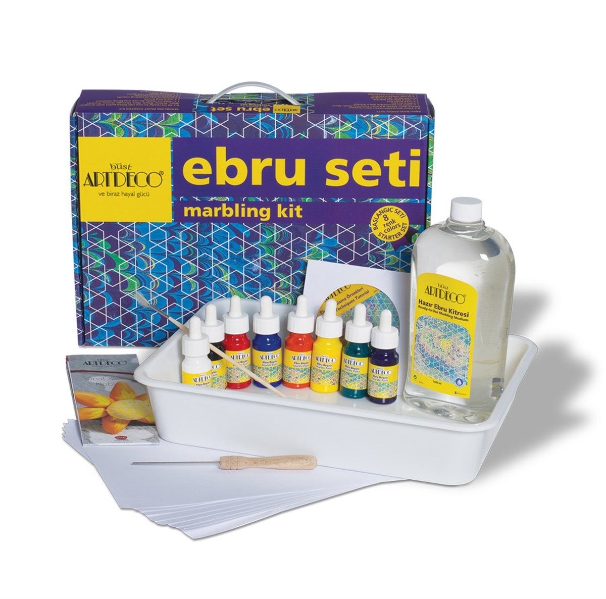 ArtDeco Marbling Set Ebru Art