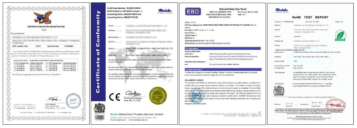 Hand Sanitizer - 250 ml - FDA APPROVED