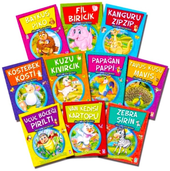 Allah'ın İsimlerini Oğreniyorum - 2.Set(10 Kitap)
