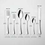 Fulya 36 Piece Cutlery Set