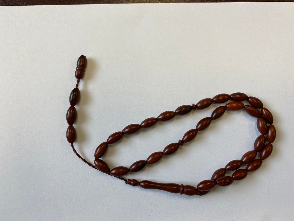 Tesbih 33luk Kuka (Kokka) - Arpa Kesim - 4x6 mm - Prayer Beads