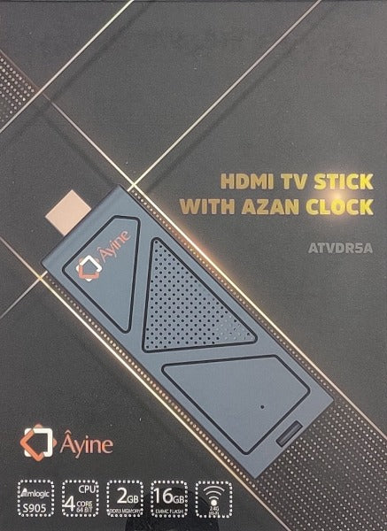 AYiNE TV (Ezan için) HDMI TV Stick with Azan Clock