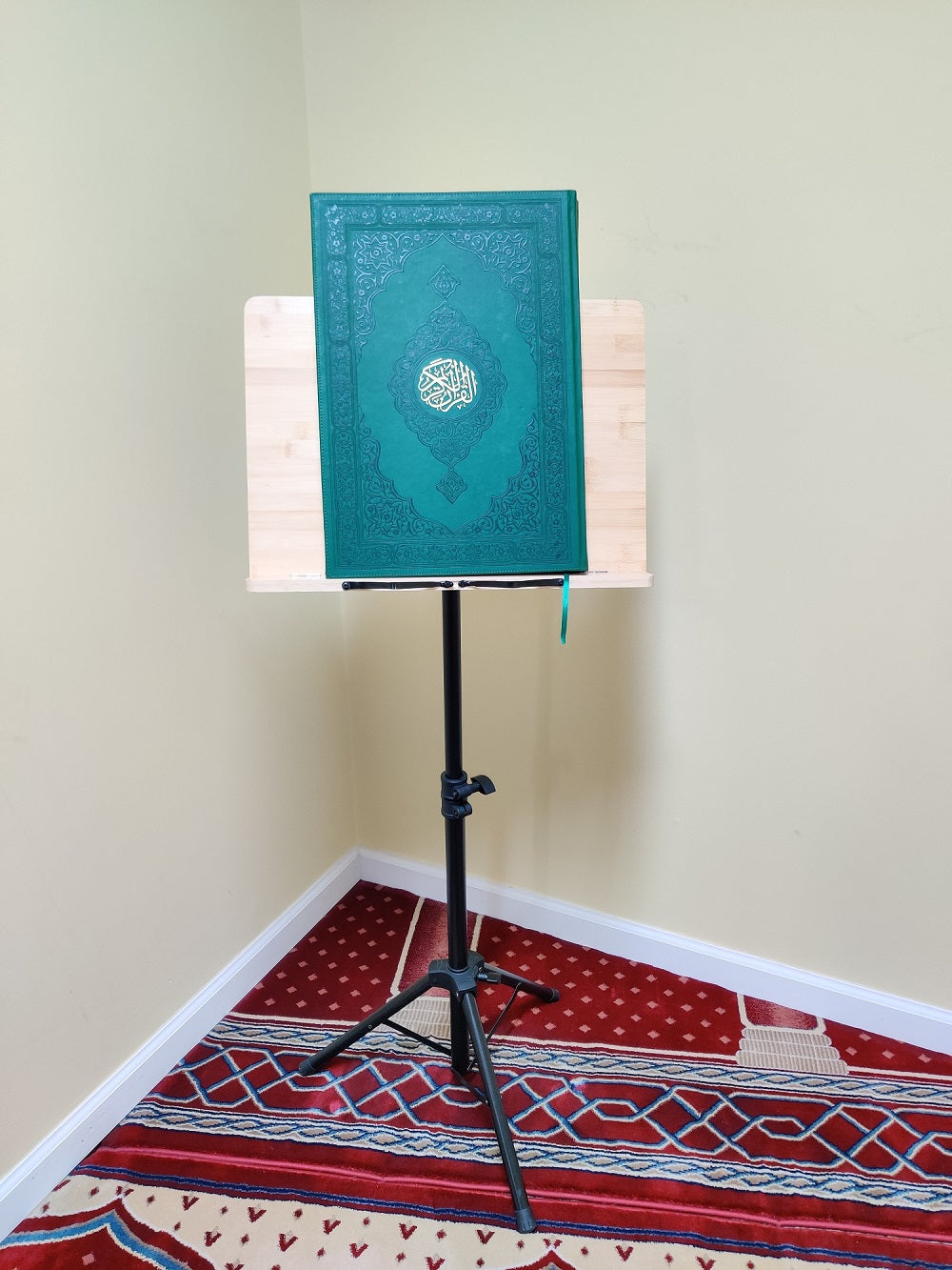 Teheccud Boy Kur'an-ı Kerim ve Ağaç Rahle Seti