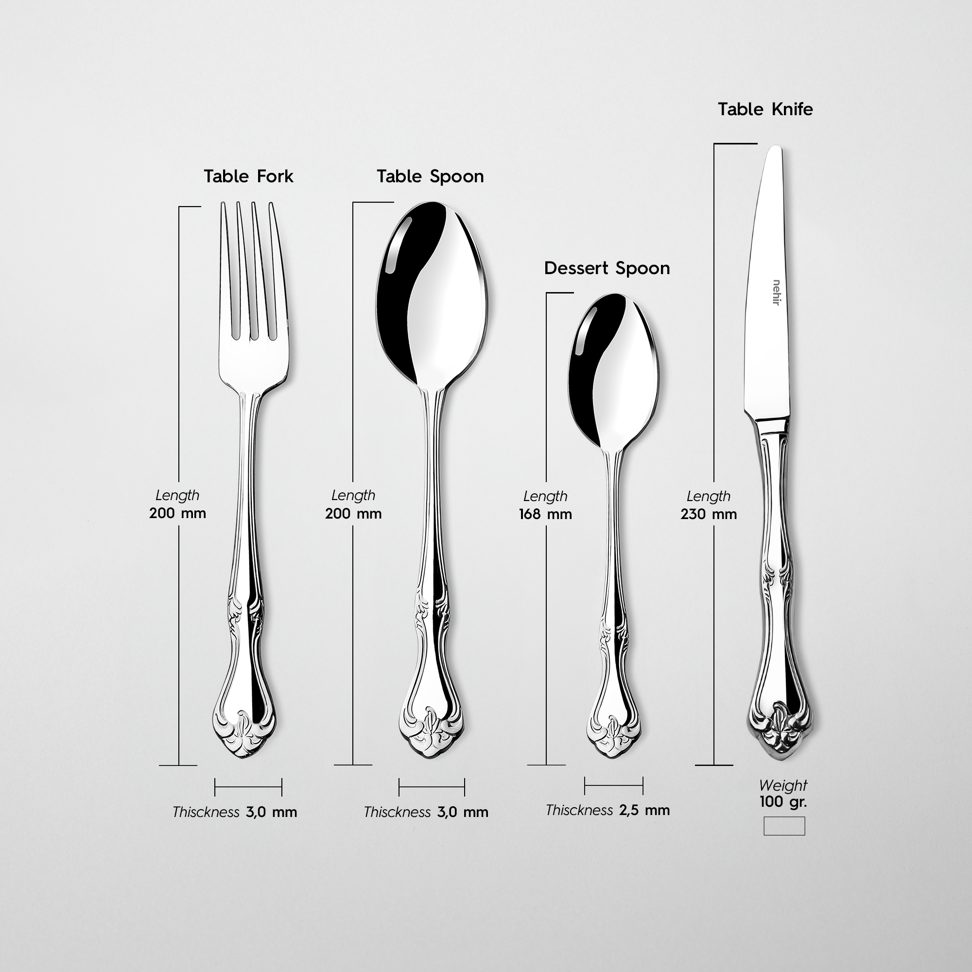 Lalezar 16-Piece Cutlery Set