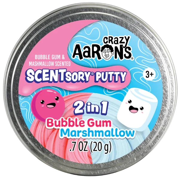 Crazy Aaron's SCENTsory Putty- Bubblegum/Marshmallow