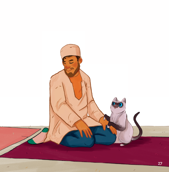 Sheba, The Good Muslim Cat