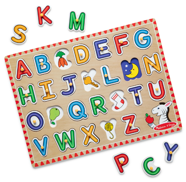 See-Inside Alphabet Peg Puzzle (UC) - 26 Pieces