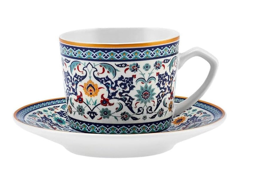 KARACA Beylerbeyi Turkish Coffee Cup Set for 6 People