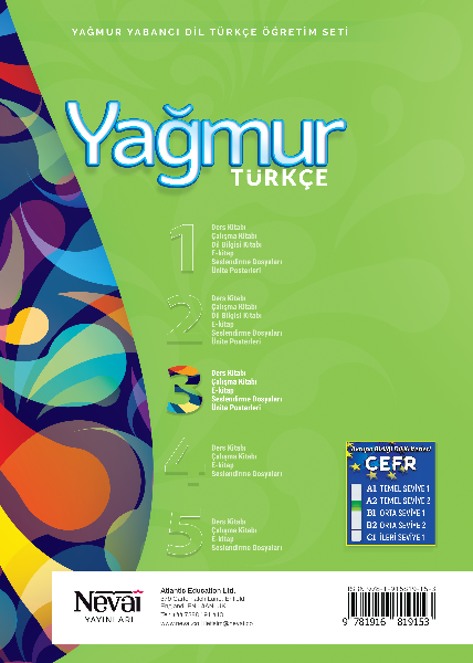 Yağmur Türkçe 3 Ders Kitabı
