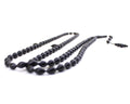Tesbih 99luk Kuka (Kokka) - Arpa Kesim - 4x6 mm - Prayer Beads - Black