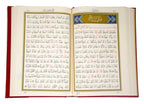 Cami Boy Kur'an-ı Kerim (2 Renkli, Yeşil, Mühürlü)