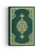 Cami Boy Kur'an-ı Kerim (2 Renkli, Yeşil, Mühürlü)